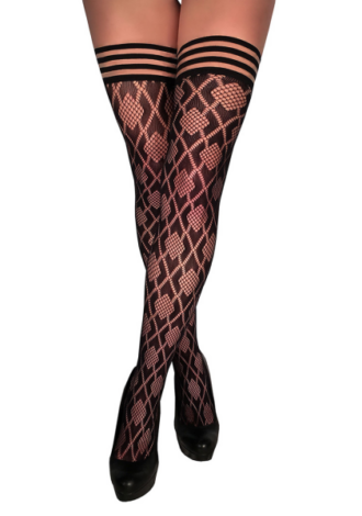 Elle – Thigh High – D – Black
