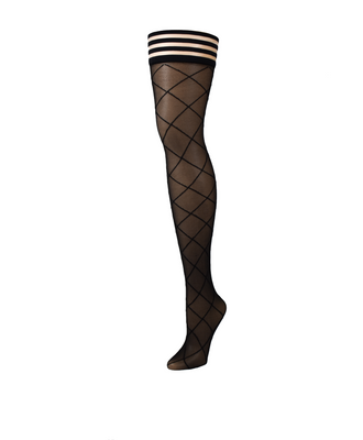 Anna – Thigh High – C – Black