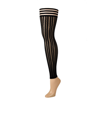 Lindsay – Thigh High – C – Black