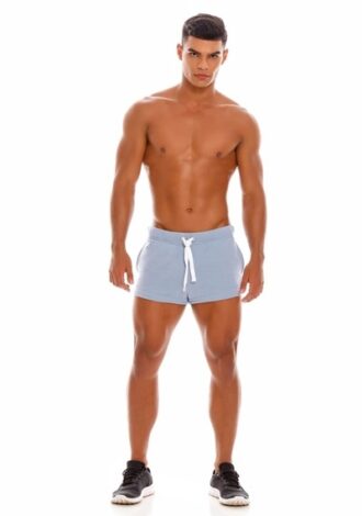 Blaue Mini Shorts