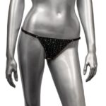 Schrittfreier Tanga mit Strass