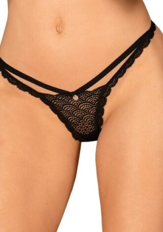 Tanga mit modischen Riemchen