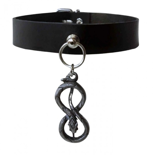 Halsband Choker Infinity Schlange