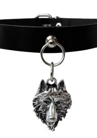 Halsband Choker Wolf