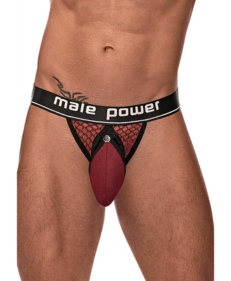 Cock Ring Jock – L/XL – Burgundy