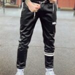 Schwarze Tracksuit Hose