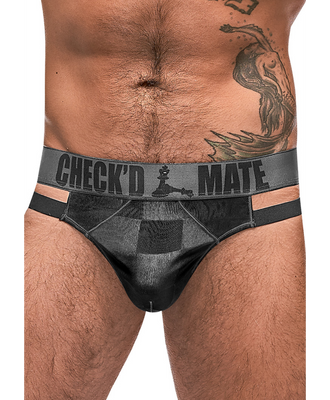 Slip mit Schachbrettmuster