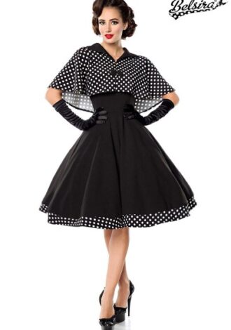 Swing Kleid mit Cape