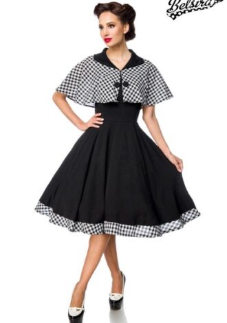 Swing Kleid mit Cape