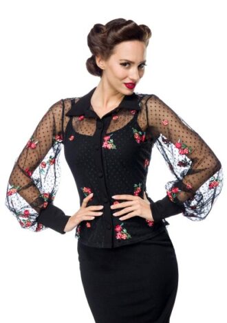 Netz-Bluse