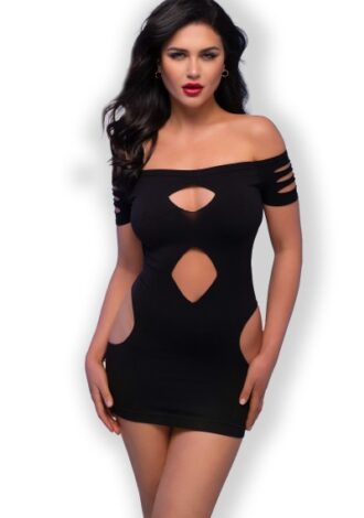 Schulterfreies Minikleid