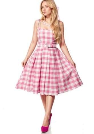 Rosa/Weiß Kleid