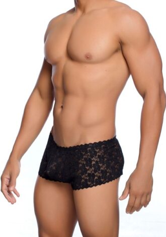 Shorts aus Rosenspitze