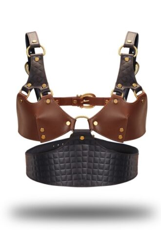 Leder Bustier