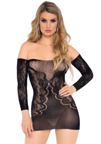 Schulterfreies Minikleid