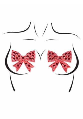 Nippelsticker rote Schleifen