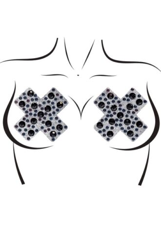 Nippelsticker schwarze Kreuze