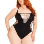 Body mit Riemchenausschnitten