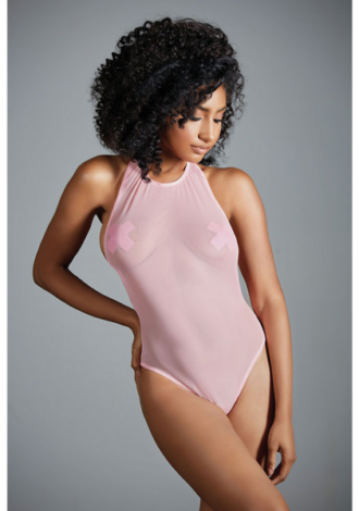Jasmine – Sheer Mesh Teddy – One Size