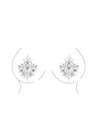 Dazzling Nipple Bling Sticker