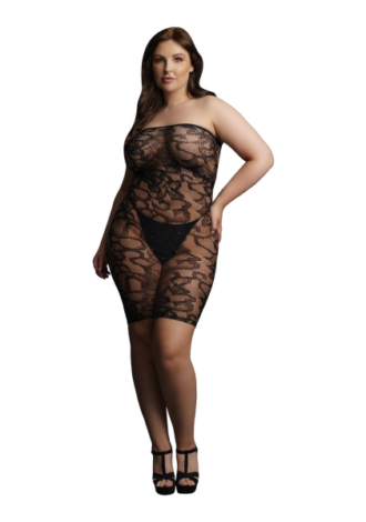 Star Rhinestone Dress – Plus Size