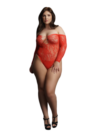 Wonder Rhinestone Bodysuit – Plus Size