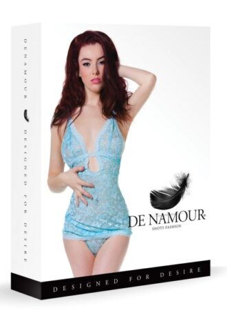 Babydoll & String – Blue