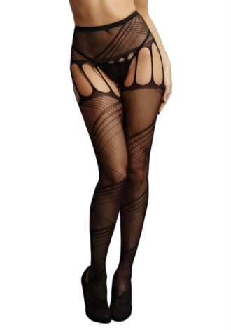 Crotchless Cut-Out Pantyhose – One Size