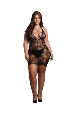 Dress with Halterneck – OSX – Black