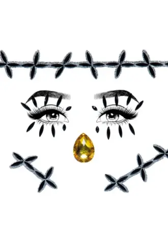 Gesichtsschmuck – Nähte