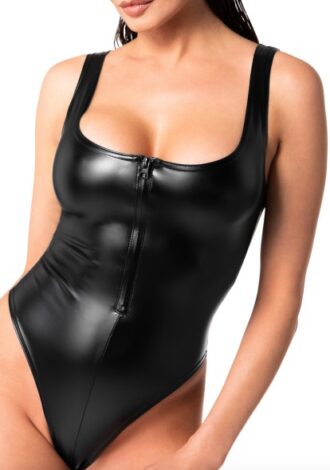 Wetlook Body mit Zipper