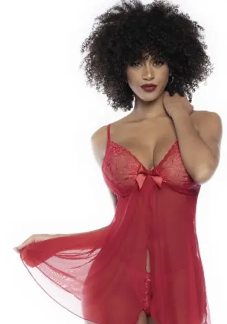 Rotes Babydoll