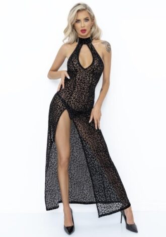 Langes Flockkleid