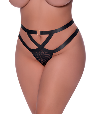 Cheeky Panty – 2X – Black