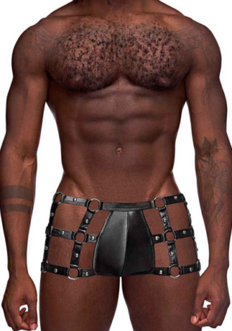 Vulcan – Cut Out Cage Short – S/M – Black