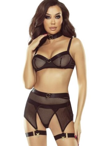 Schhwarzes 6-Teiliges Netz Set