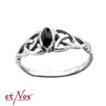 Silberring 'Fine Celtic' mit Onyx