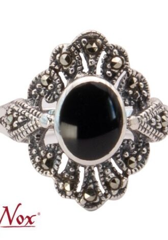 Silberring „Black Marcasite“