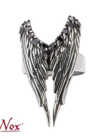 Silberring „Sparkling Wing“