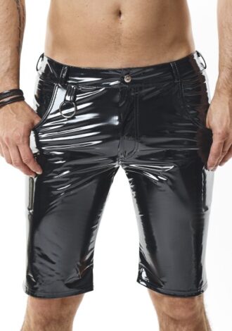 Halblange PVC Shorts