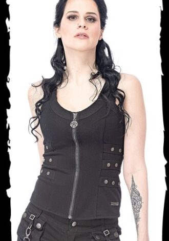 Figurbetontes Gothic Top