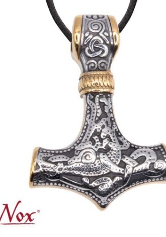 Anhänger „Silver Hammer“ Edelstahl, teilweise goldfarben beschichtet