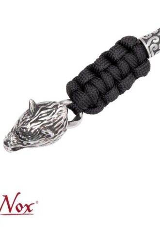 Schlüssel-/Portemonnaie-Kette „Wolf“