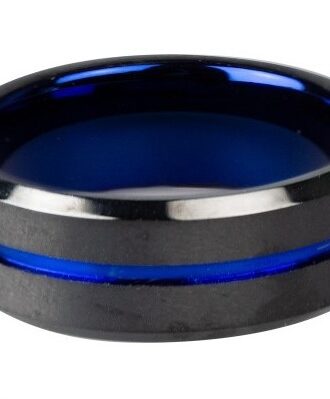 Ring ‚Blaue Linie‘ Tungsten