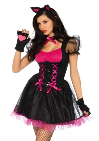 Hübsches Kätzchenkleid