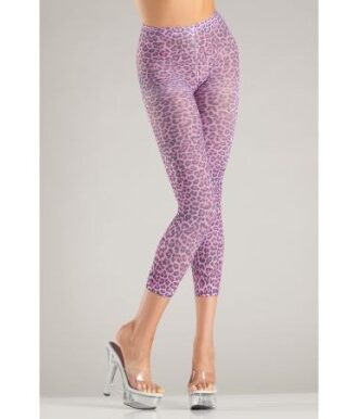 Fußfreie Strumpfhose mit Leoprint