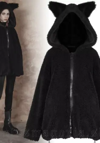 weiche Kunstpelzjacke – Foxy