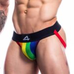 gestreifter Jockstrap - Pride
