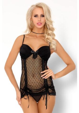 Chemise mit Schleifendetails