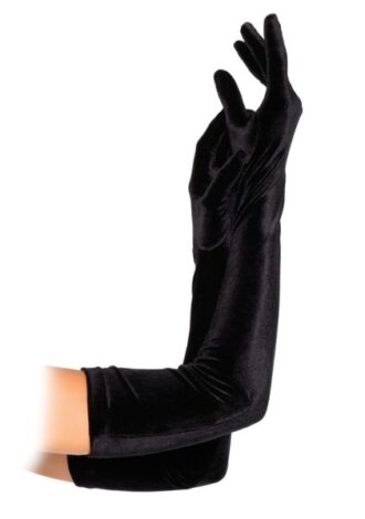 Handschuhe ‚Samt‘ schwarz